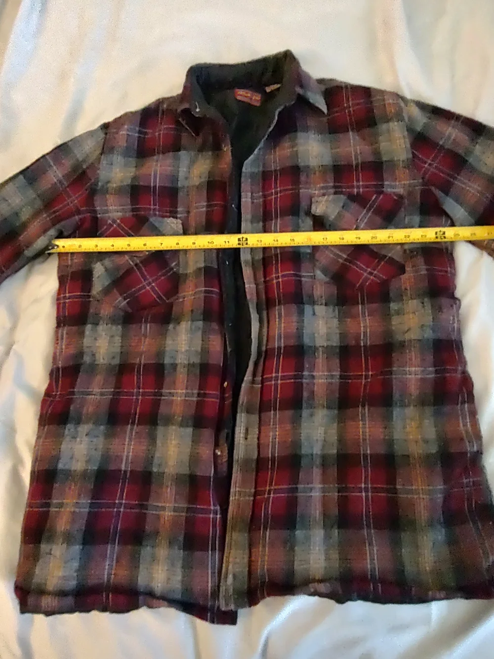 Vintage Men's Allen Wickfield Red Plaid Performance Jacket